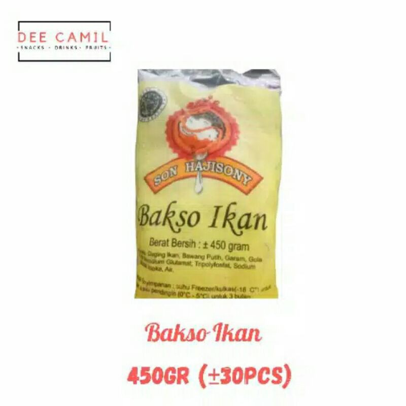 

Bakso Ikan Son Hajisony
