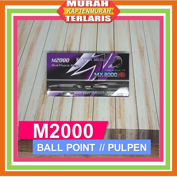 

M2000 Pulpen Ball Point Bolpen Pena Pen BalPoin MX2000 ND Ballpoint Alat Tulis Terbaru Spesial Promo Murah