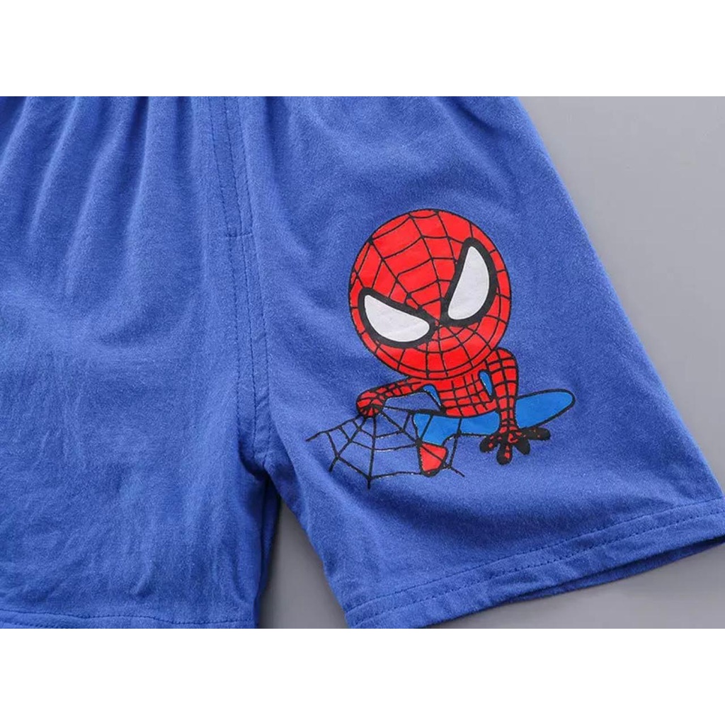 SETELAN ANAK BAJU ANAK SPIDERMEN 1-5 TAHUN SETELAN ANAK LAKI LAKI DAN PEREMPUAN TERBARU