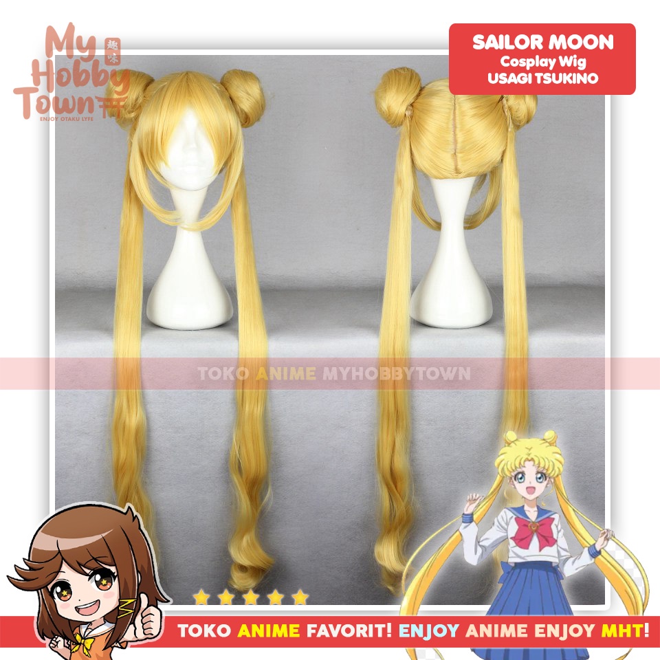 Wig MCoser Gold 100 cm 057B - Sailor Moon - Usagi Tsukino