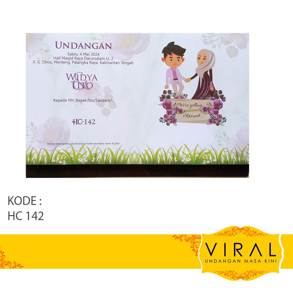 Blangko Undangan Hc 142 Isi 100 Harga Murah