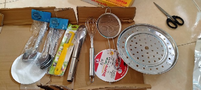 Kocokan / Pengocok Adonan Telur Jepit Stainless Steel Perlatan Baking