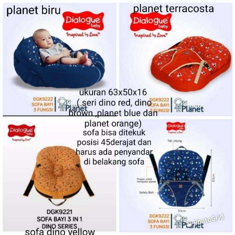 Dialogue Baby Sofa Bayi 3 in 1