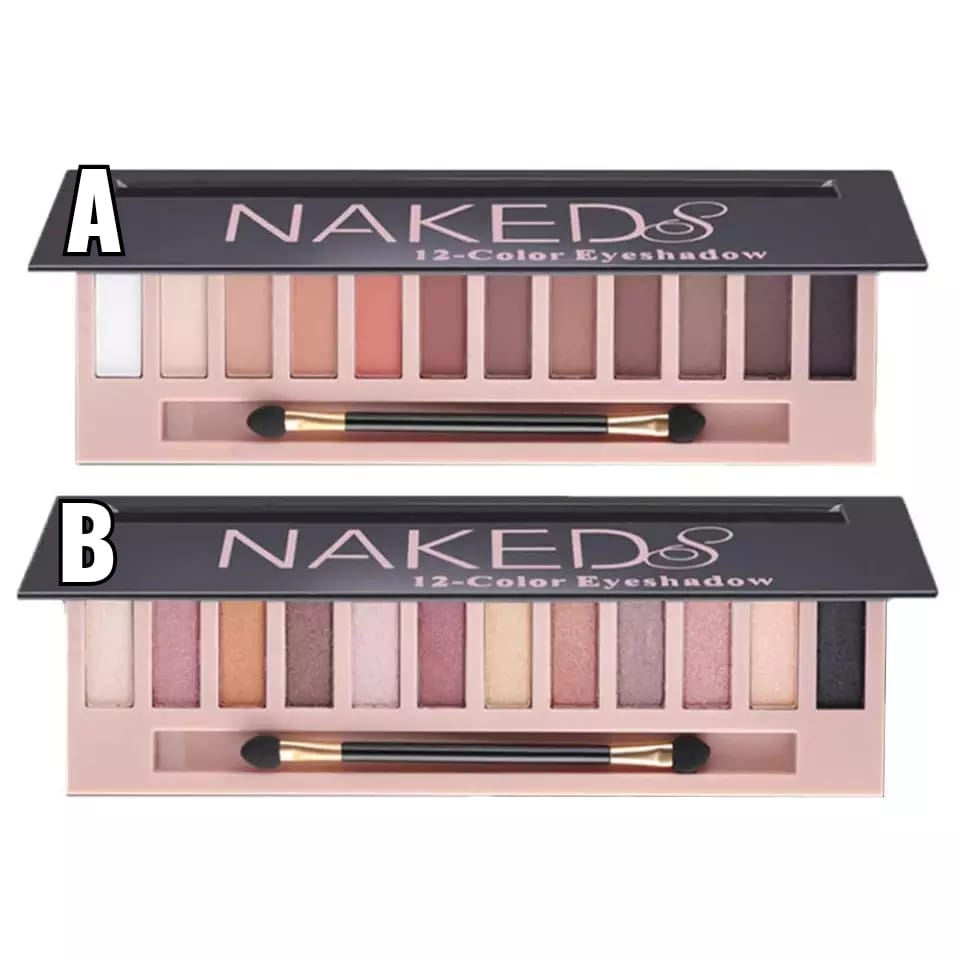 Nakeds 12 Warna Matte And Shimmer Nakeds Eyeshadow MAKE UP KOREA