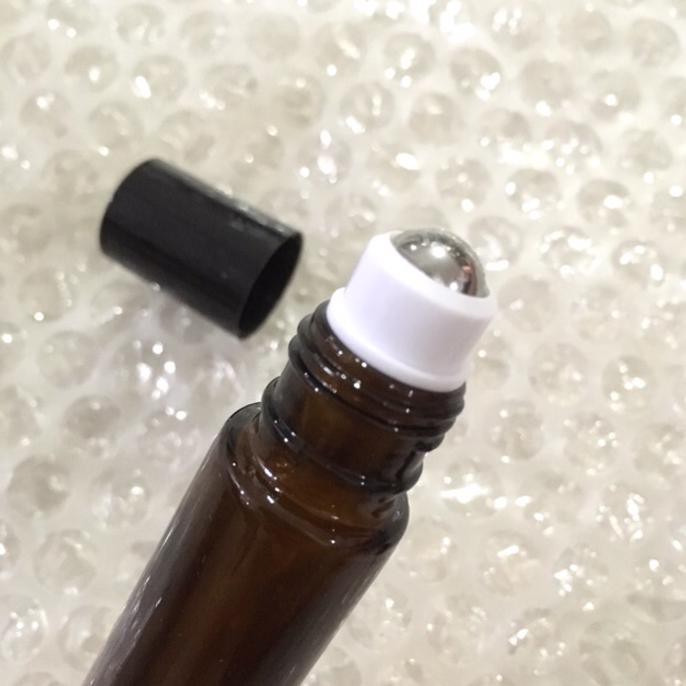 BOTOL KACA ROLL ON 10ML IMPORT TEBAL