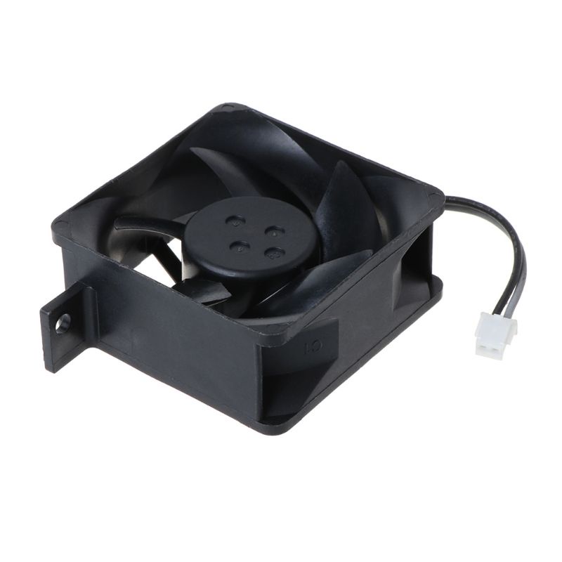 btsg 1PC Black Built-in Cooling Fan Cooler for Nintend for Wii Console Replacement Parts Accessories