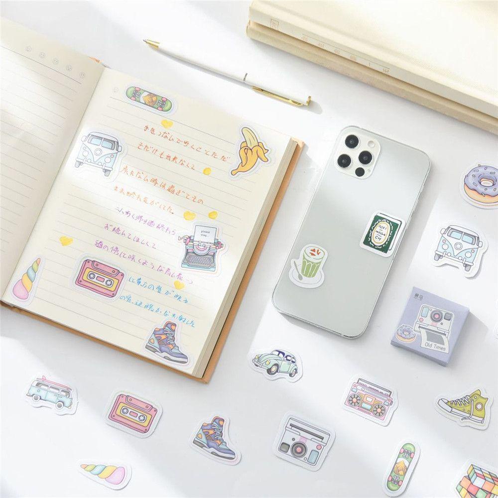 Populer Stationery Sticker Perlengkapan Sekolah Dekorasi Stiker DIY 45pcs/box