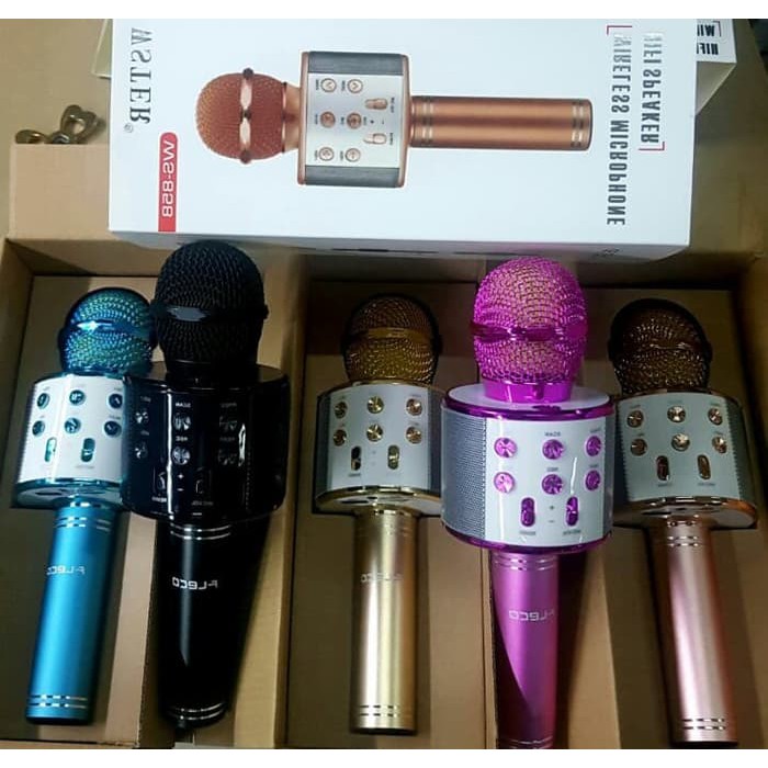 PROMO SPEAKER MIC Q7 BLUETOOTH MIC KARAOKE WIRELESS SMULE