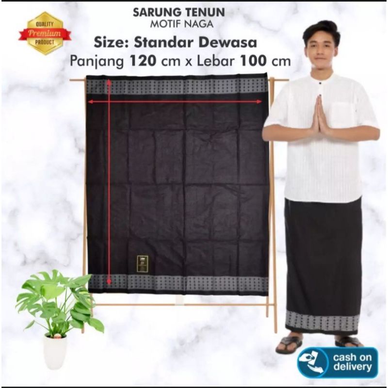 Sarung Tenun Hitam