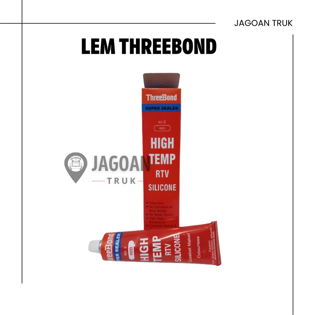 LEM THREEBOND NO 2 RED 75GRAM SILICONE RTV HIGH TEMP SUPER SEALER