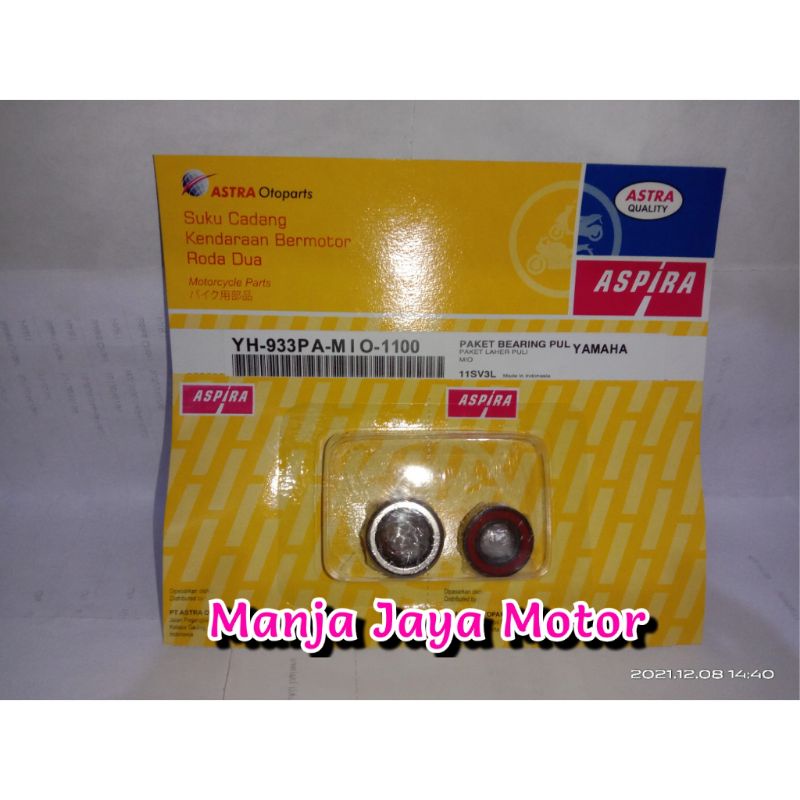 paket bearing pully cvt ( 6901 rs )+ laher bambu mio aspira original