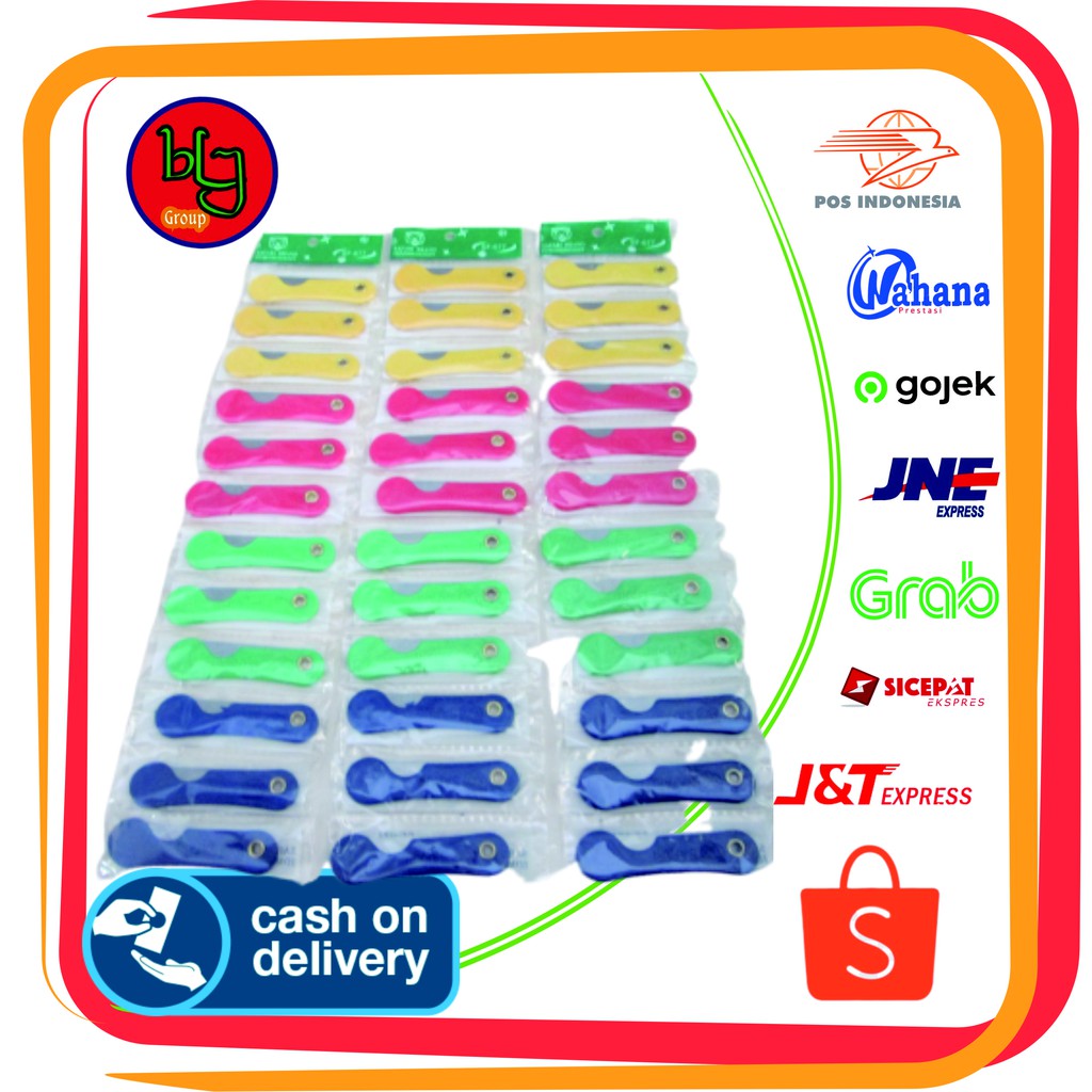 

Cutter Kecil Warna-Warni Murah Rencengan