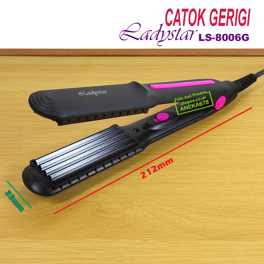 LADYSTAR LS 8006G GERIGI ALAT CATOK RAMBUT CATOKAN GENTENG WAVE 8006 G BABA