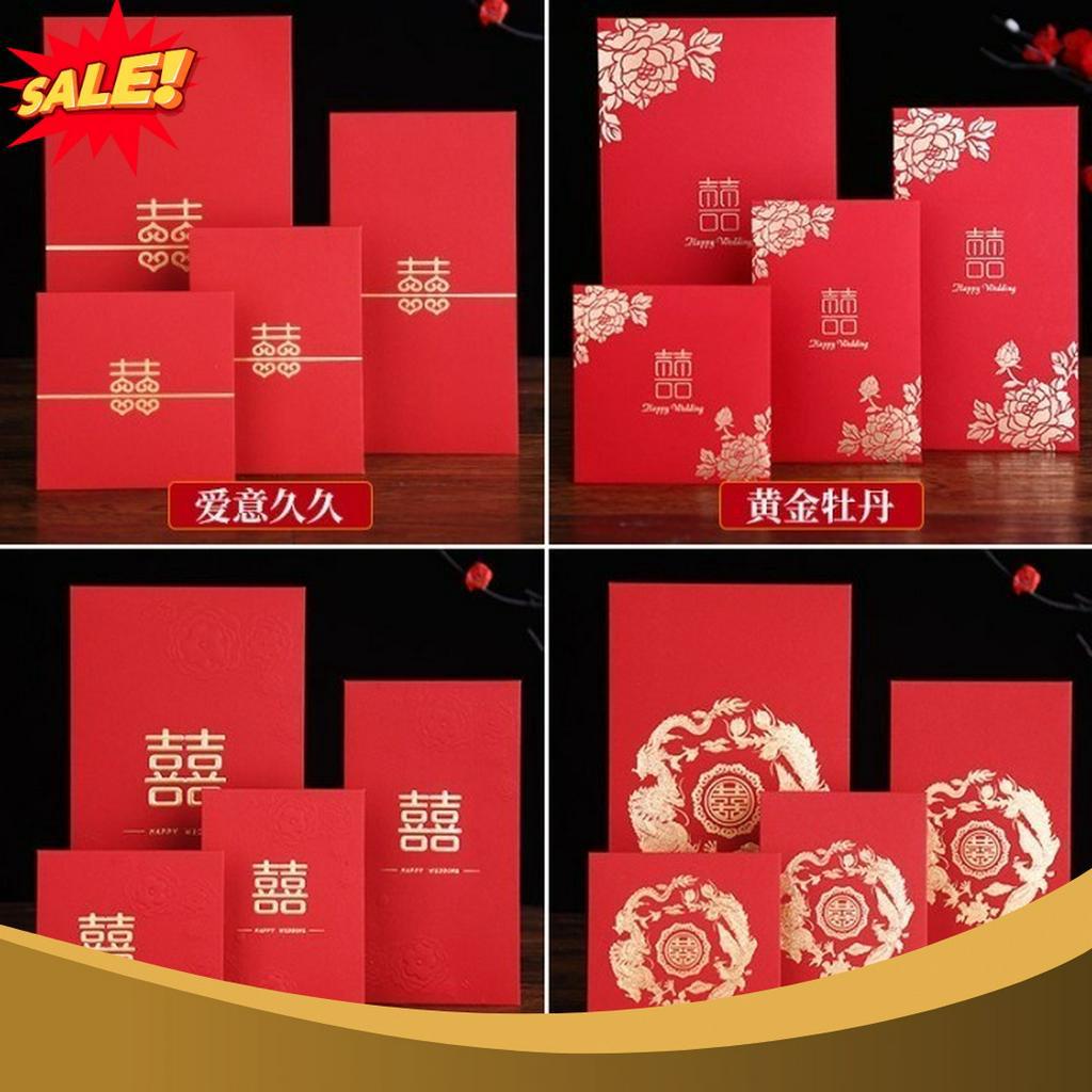

HEBOH Angpau Wedding HBN uk L Angpao Merah Pernikahan Amplop Shuang Xi