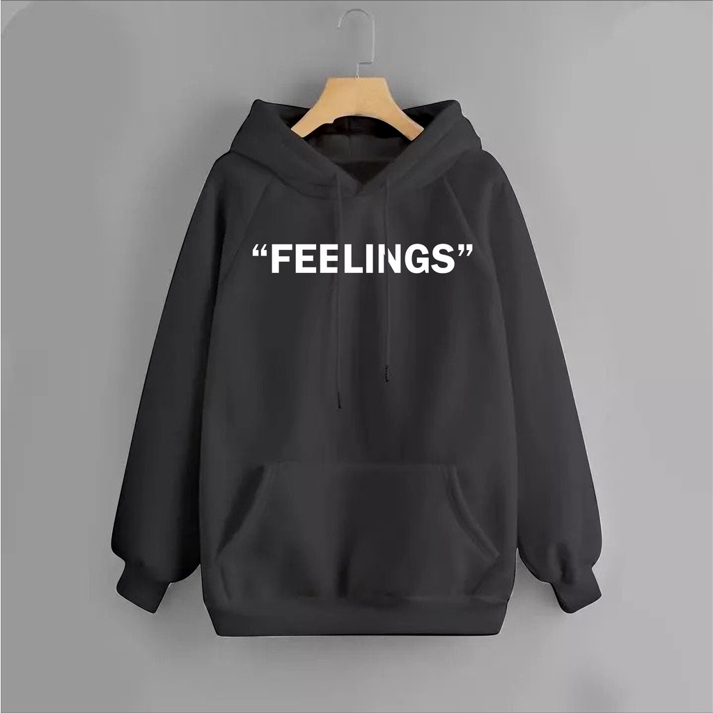 Hoodie Hodie Feelings jumbo bigsize pria wanita ukuran m l xl xxl xxxl xxxxl xxxxxl