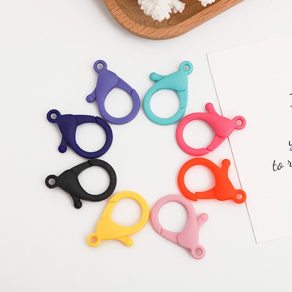 Lanfy Lobster Clasps Colorful 20pcs/Lot Gantungan Kunci Key Chain Snap Hook Bentuk Lampu Gesper