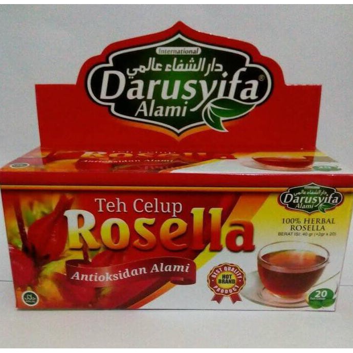 

Teh Celup ROSELA ROSELLA DARUSYIFA Antioksidan Kaya Vitamin C BIG SALE