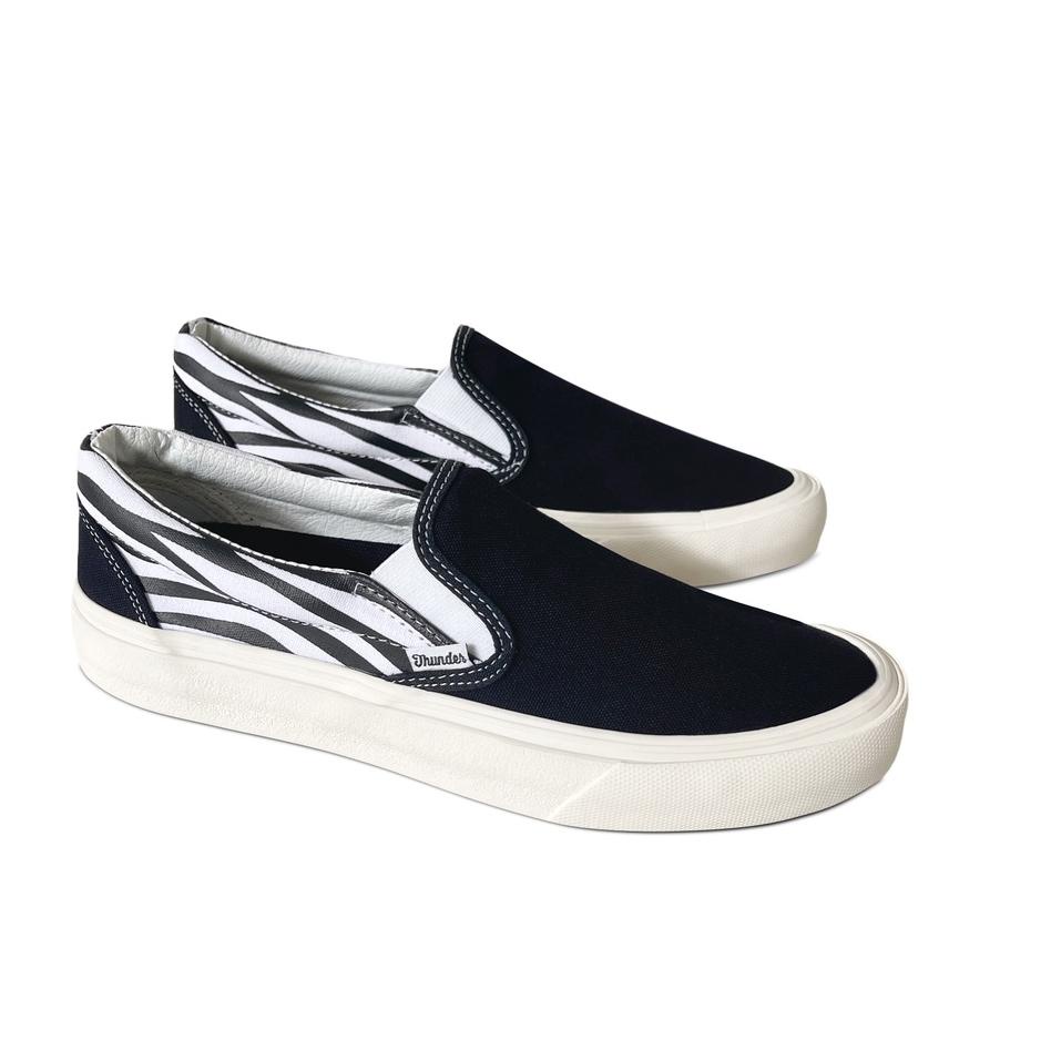 Terbagus.. Sepatu Thunderbear - Slip On Voltaire Depart White