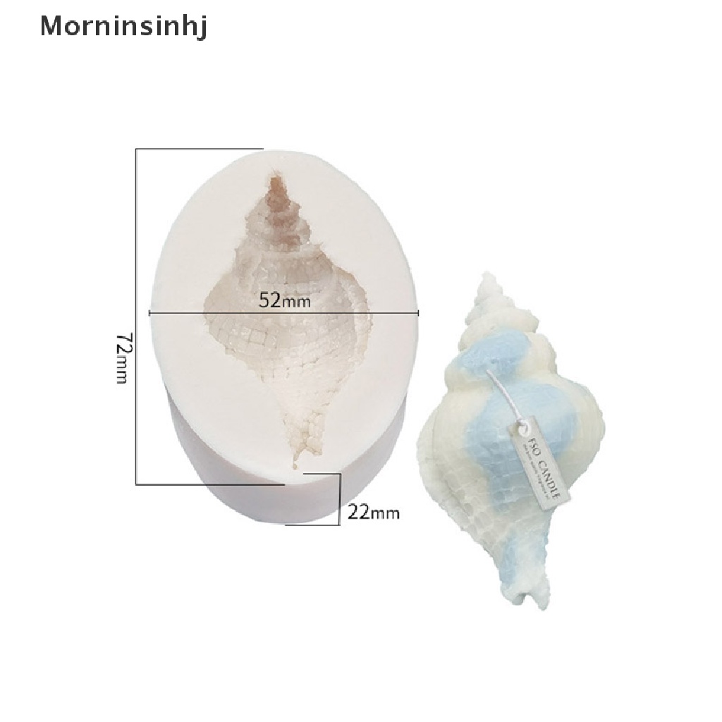 Cetakan Lilin Aroma Bentuk Keong Bahan Silikon Untuk Membuat Persediaan