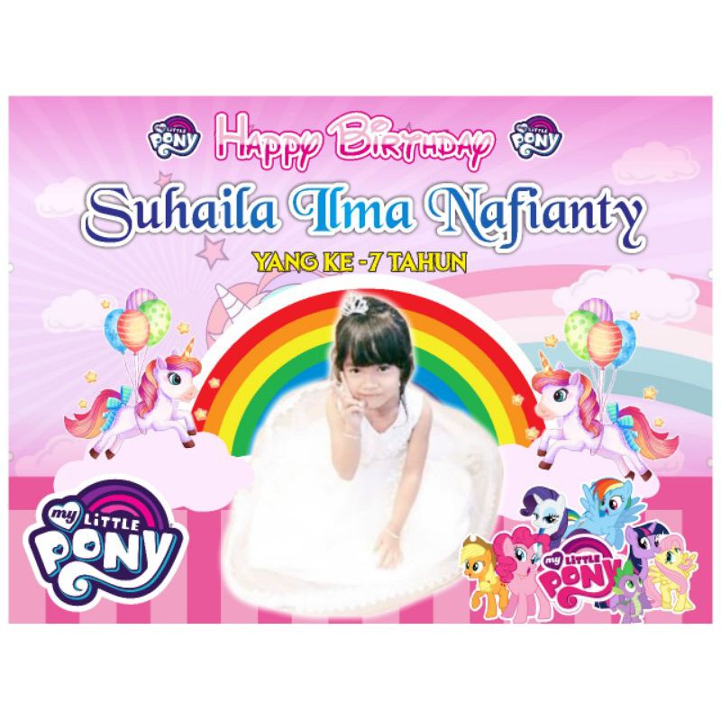 backdroup ultah little pony