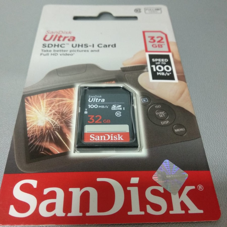 SANDISK ULTRA SDHC 32GB Speed 100MB/s Class 10 Memory Card Camera 32GB