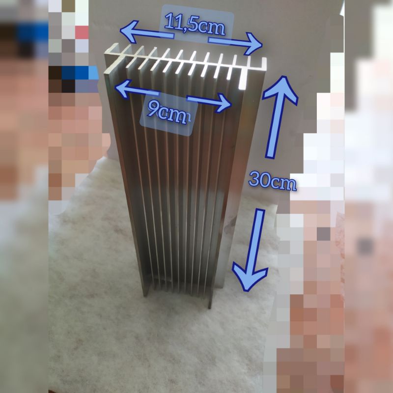 heatsink pendingin 3U 30cm BUILT UP HS 3u 30cm heat sink