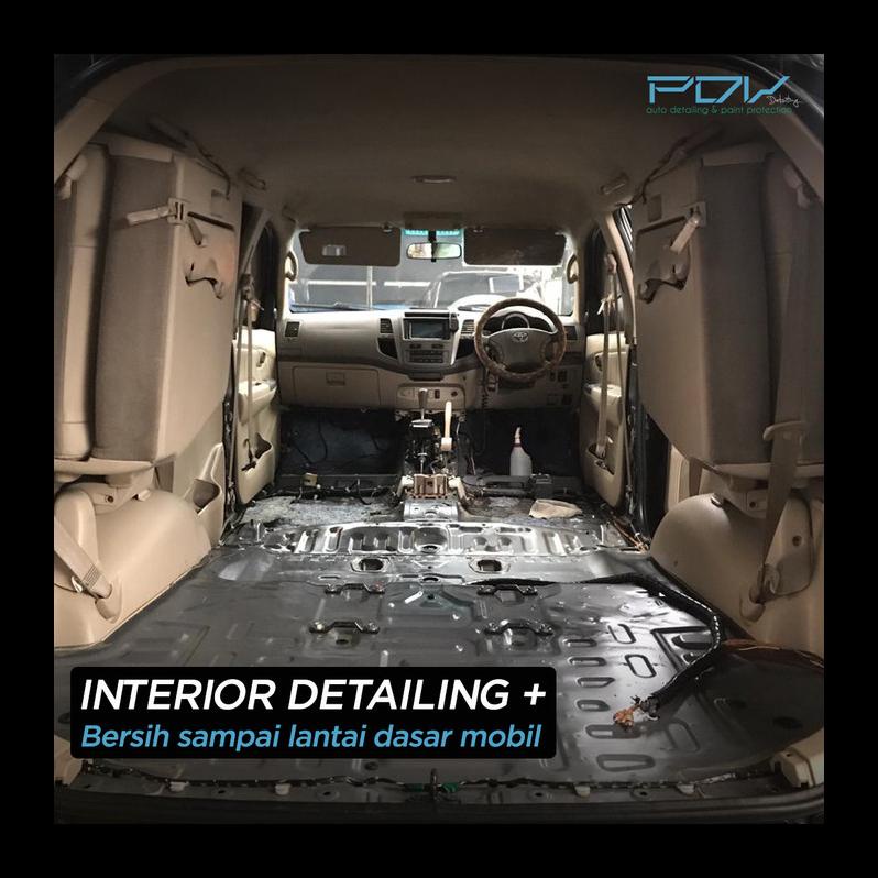 Best Seller Pdv Paket Interior Detailing Plus [Copot Jok]