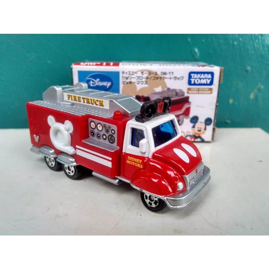 TOMICA DISNEY MOTORS DM-11 JOLLY FLOAT FIRE TRUCK DIECAST TAKARA TOMY