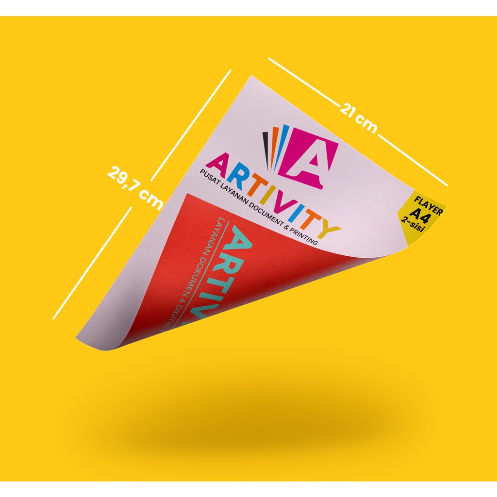 

CETAK Brosur Flyer Pamflet AP150gr 2-Sisi Digital Printing MURAH