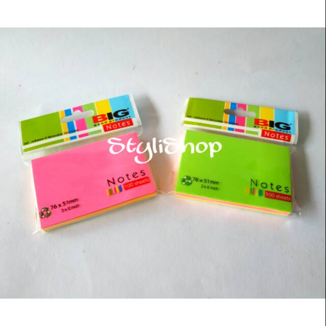 

Pembatas / Memo 7,6cm x 5,1cm, Sticky Notes, Stick Marker, Paste Bookmark.