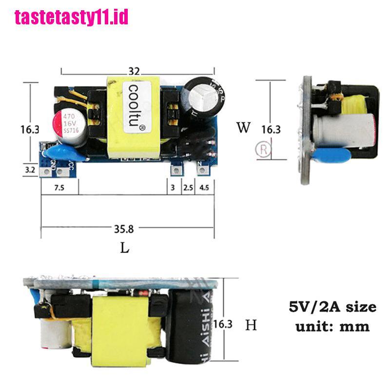 Modul Konverter power supply AC-DC 110V 220V 230V Ke 5V 12V 24V