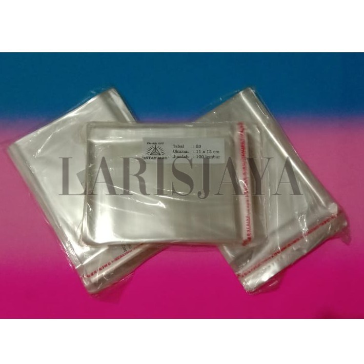 

SIAP KIRIM!!! Plastik OPP 11x13 cm Seal/Lem 1000 lembar