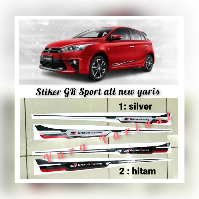 STIKER BODY SAMPING GR SPORT ALL NEW YARIS 2017-2019
