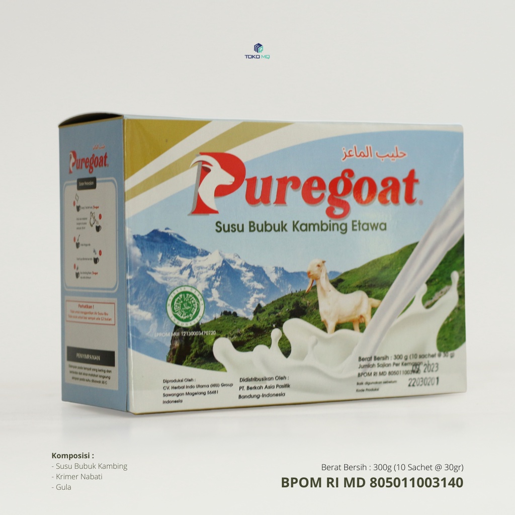 

100% ORIGINAL - Susu Kambing Puregoat