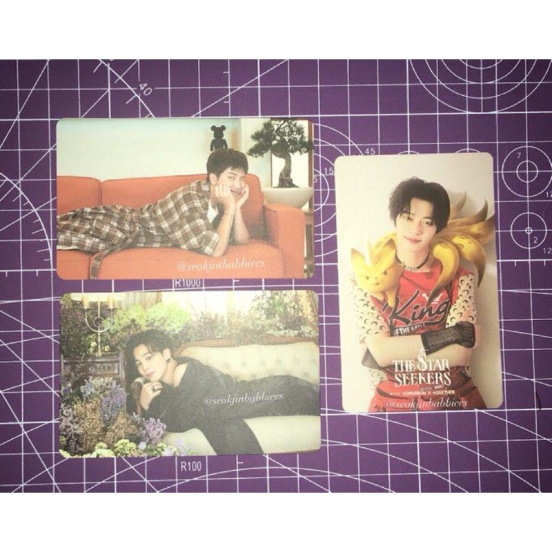 READY PHOTOCARD PC BE DELUXE NAMJOON JIMIN YEONJUN FIGHT