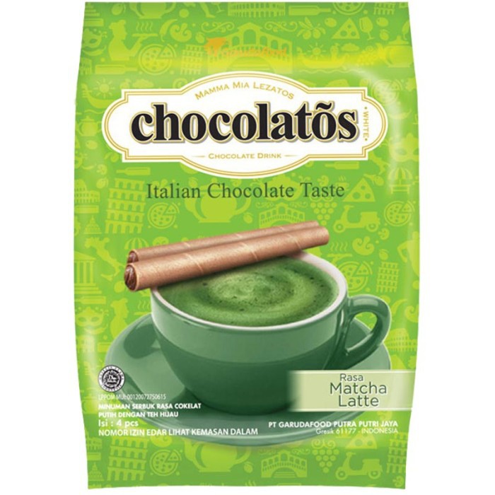 

Chocolatos Chocolate Drink Matcha Latte 4X26g