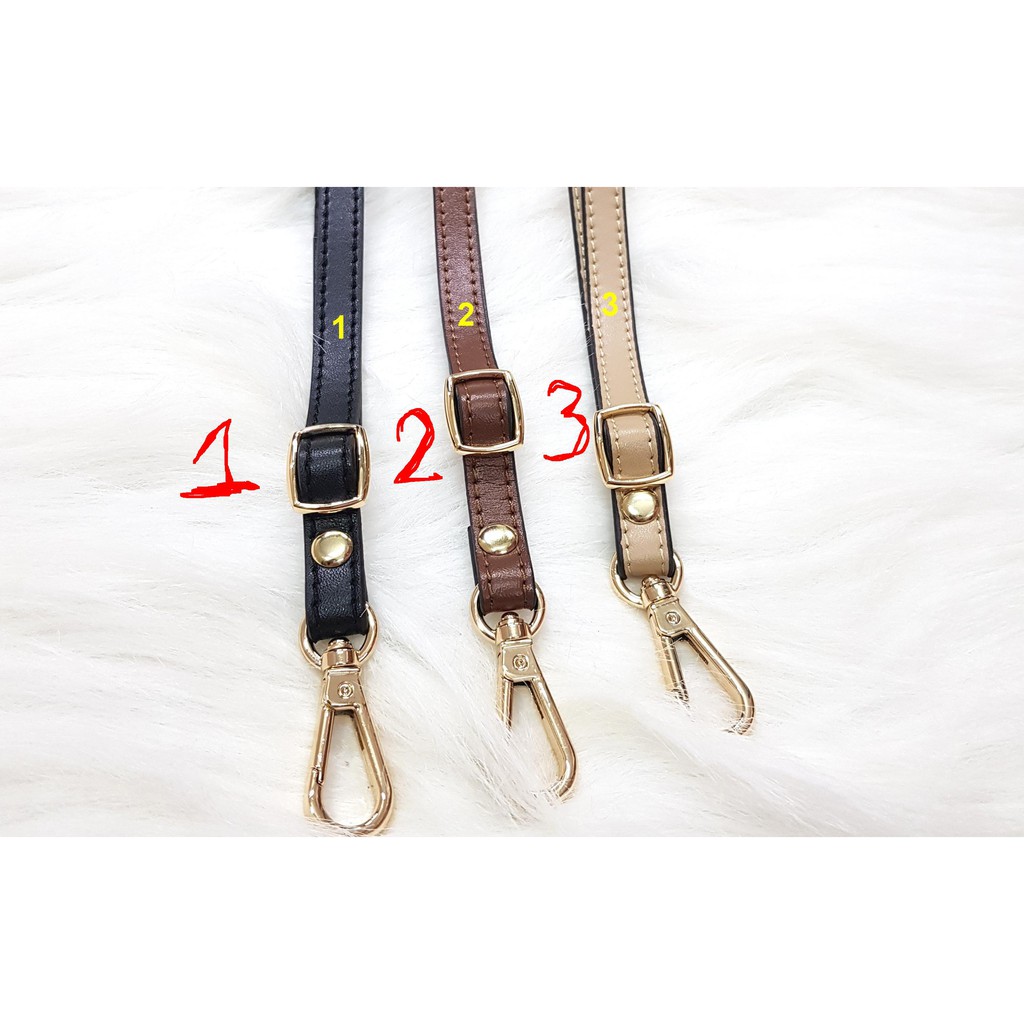 bagstrap fashion slim 1,2 cm adjustable Leather tas tali panjang strap tas allie