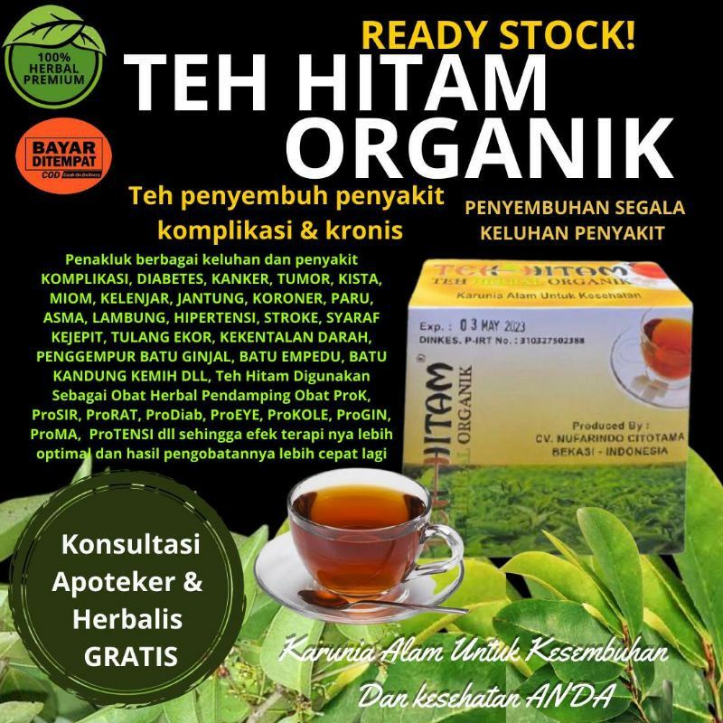 

Promo Obat Komplikasi Diabetes Hipertensi Kanker Payudara Tumor Kista Miom Teh Hitam Organik Obat Kanker Serviks