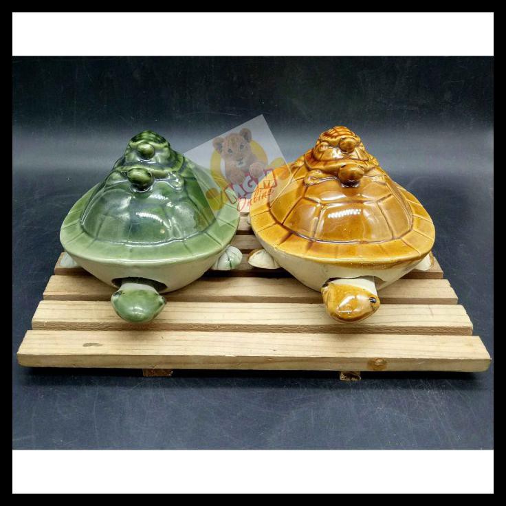Jumbo Keramik Kura2 Pajangan Kura Kura Lucky Turtle Pajangan Mobil