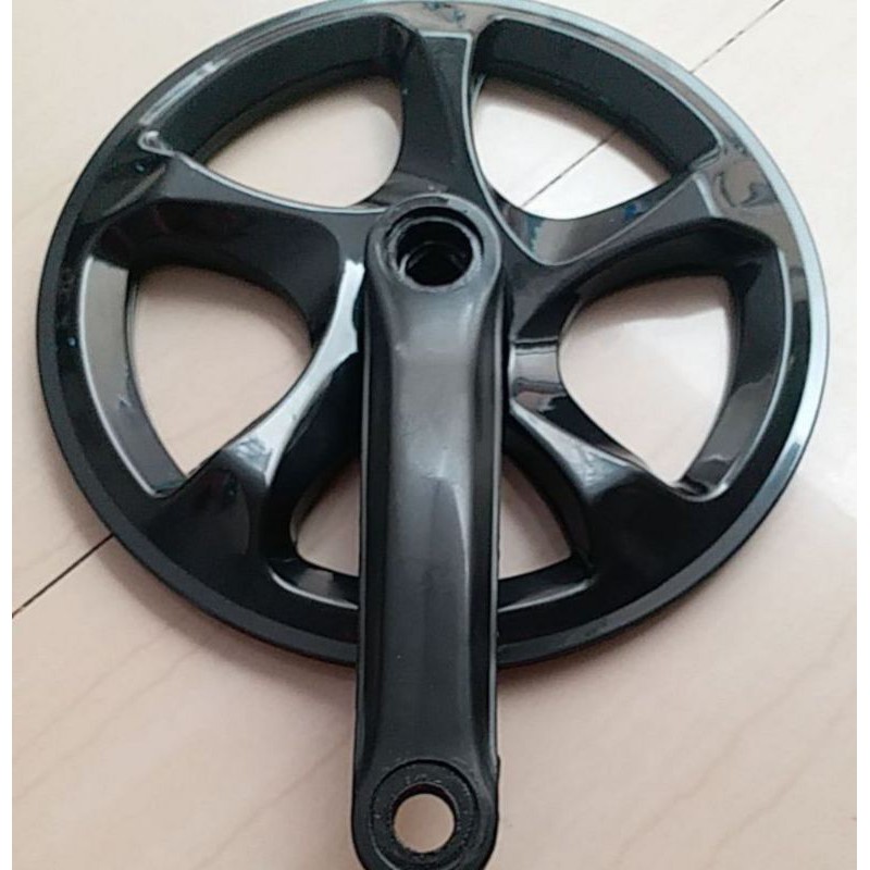 crank 52t single sakoni arm 152 cocok buat sepeda lipat minion fixie