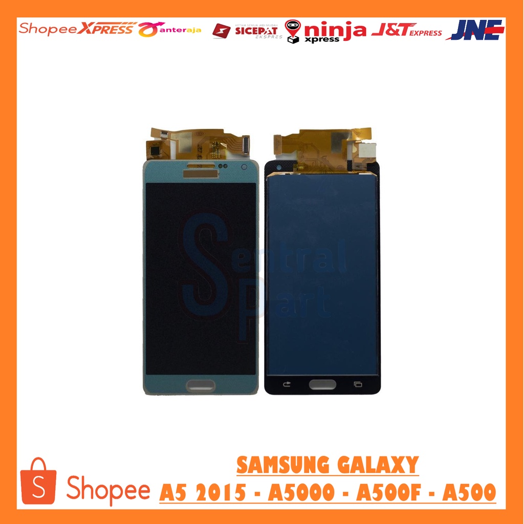 LCD SAMSUNG GALAXY A5 2015 ~ A5000 ~ A500 ~ A500F FULLSET TOUCHSCREEN OEM AAA