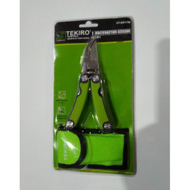 TEKIRO multifunction scissors 6 in 1 gunting multifungsi ORIGINAL