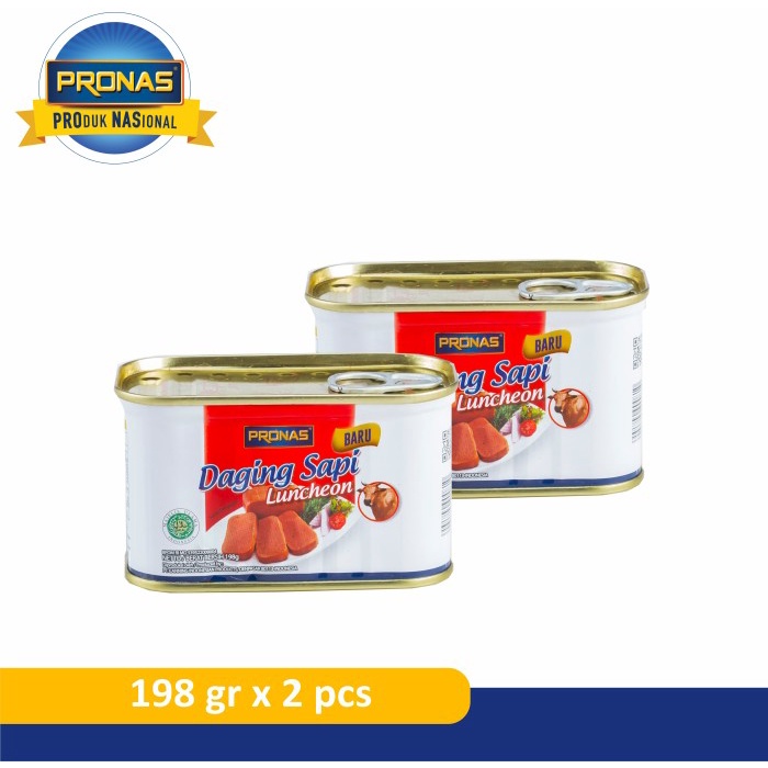 

✨COD✨ Pronas Luncheon Sapi 198 g kemasan bundling 2 pcs