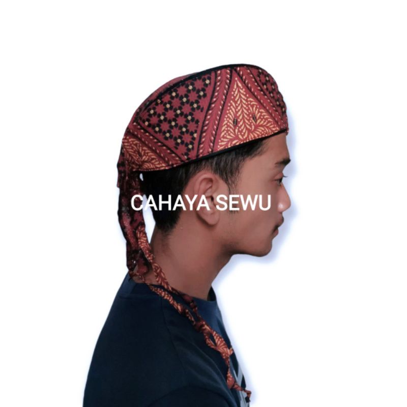 Peci Udeng Jawa Batik Blankon Blangkon Kuno Estetik