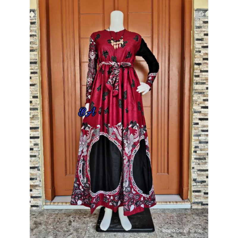 GAMIS BATIK SIZE M L XL GAMIS CANTIK  GAMIS MODERN