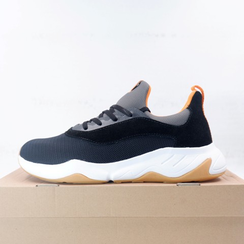 Sepatu Casual Piero CNTR Black Asphalt Grey White P30147 Original BNIB