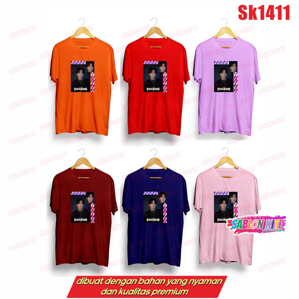 MURAH!!! KAOS KPOP CHAKHO 2 SK1411 MEMBER JK RM SG V JIN JM JH