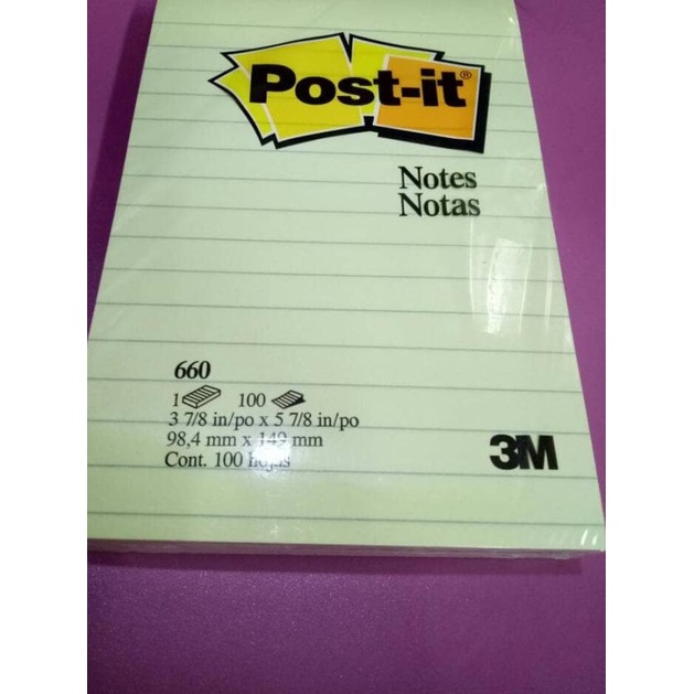 

♦ Post-it 660 yellow line ➴