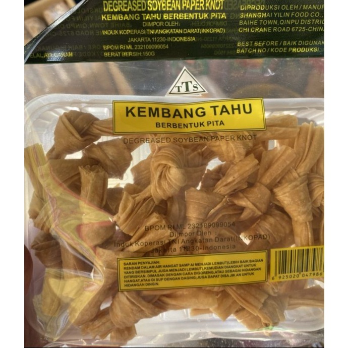 

KEMBANG TAHU PITA TTS 150gr