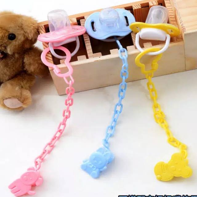 

Tali klip penjepit empeng bentuk rantai